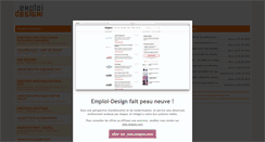 Desktop Screenshot of emploi-design.com